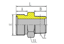 METRIC MALE O-RING/BSPT MALE