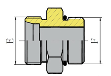 UN UNF THREAD STUD ENDS WITH O-RING SEALING