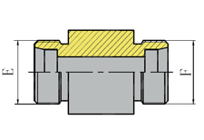 STRAIGHT BULKHEAD FITTINGS