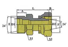 REDUCER TUBE ADAPTOR WITH SWIVEL NUT