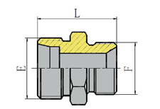 BSP THREAD 60º CONE SEALING OR BONDED SEAL STUD ENDS