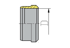 CUTTING RING AND CAPTIVE SEAL