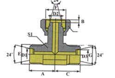 BRANCH TEEFITTINGS WITHSWIVEL NUT