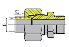 METRIC MALE 74º CONE/SAE O-RING BOSS
