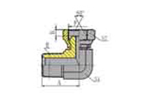 90º NPT MALE/BSP FEMALE 60º CONE
