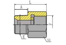 NPT MALE/BSP PRESSURE GAUGE CONNECTORS