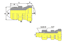 JIC MALE 74ºCONE/JIC FEMALE 74ºSEAT