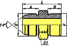 JIC MALE SAE O-RING MALE