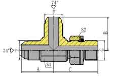 JIC MALE/JIC MALE/BSP MALE O-RING