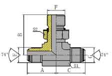 JIC MALE/SAE O-RING BOSS/JIC MALE
