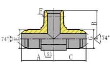 JIC MALE/BSPT MALE/JIC MALE