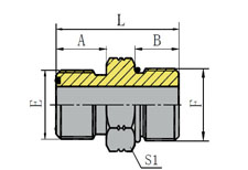 ORFS MALE/SAE O-RING BOSS