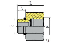 SAE O-RING BOSS/SAE FEMALE