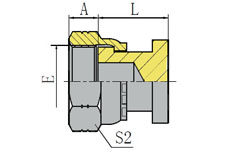 ORFS FEMALE FLAT PLUG