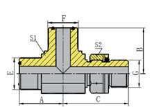 ORFS MALE/ORFS MALE/BSP MALE O-RING