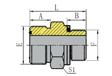 ORFS MALE FLAT/BSP O-RING SEAL