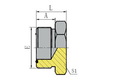 ORFS MALE PLUG
