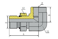 90º SAE O-RING/BOSS-NPT FEMALE