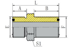 ORFS MALE BULKHEAD