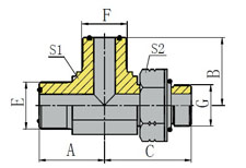 ORFS MALE/ORFS MALE/SAE O-RING BOSS