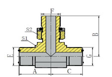 ORFS MALE/BSP MALE O-RING/ORFS MALE