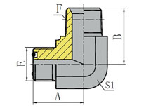 90º ORFS MALE/NPT MALE