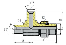 BSP MALE/BSP MALE/METRIC MALE O-RING