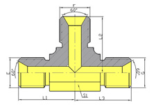 BSP MALE 60ºSEAT TEE