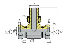 BSP FEMALE/BSP MALE O-RING/BSP FEMALE