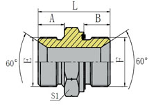 BSP MALE 60º SEAT/BSP MALE CAPTIVE SEAL
