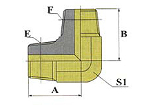 BSPT Male 90º Degree