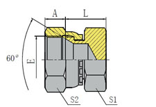 JIS METRIC 60º SEAT PLUG