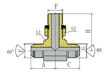 JIS BSP MALE/BSP MALE O-RING/JIS BSP MALE