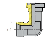 90º BITE TYPE/SAE FLANGE