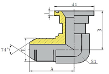 90ºJIC外螺纹74º外螺纹/SAE法兰