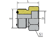 ORFS MALE /SOCKET-WELD TUBE