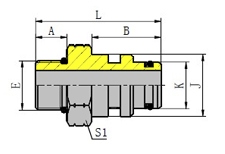 SAE O-RING BOSS/STECKO MALE