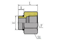 SAE O-RING BOSS/BSPT FEMALE