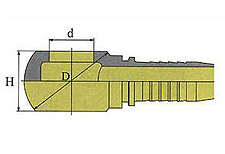 METRIC BANJO DIN7642