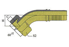 45ºMETRIC FEMALE60ºCONE