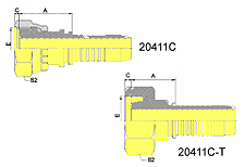 Metric Female 24o Multiseal