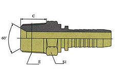 SAE MALE 90ºCONE