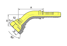 45ºSAE Female 90ºCone Seat SAE J513