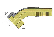 45ºORFS FEMALE FLAT SEAT