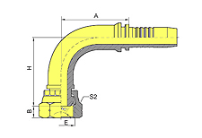 90ºNPSM Female 60ºCone SAE J514