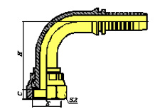 90ºBSP FEMALE MULTISEAL
