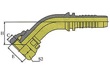 45ºBSP FEMALE MULTISEAL