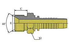 BSPT MALE60ºCONE SEAT