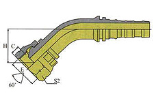 45ºBSP FEMALE 60ºCONE