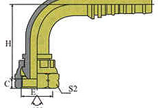 90ºBSP FEMALE 60ºCONE